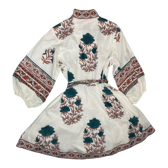 NWT Anthropologie Sue Sartor Flounce Shorty Dress-sz Medium Petite - Picture 5 of 12